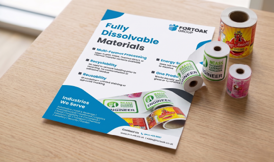 Fully Dissolvable Labels